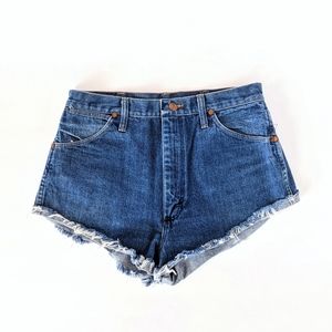 Vintage Wrangler Denim High Waisted Shorts